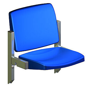 Tribunestoel seating muur